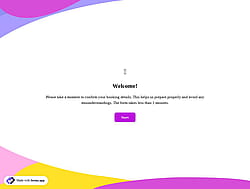 Booking Confirmation Form