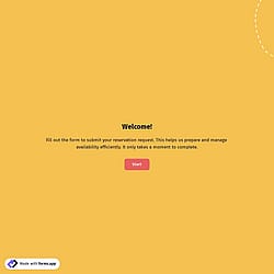 Online Booking Form