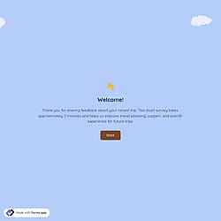 Travel Survey Questionnaire