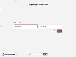 Dog Registration Form