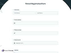 Patient Registration Form