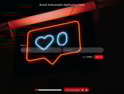 Brand Ambassador Application Form Template