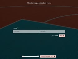 Membership Application Form Template