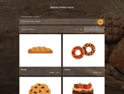 Bakery Order Form Template