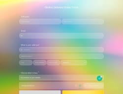 Online Delivery Order Form Template