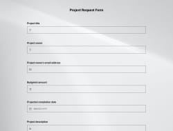 Project Request Form Template
