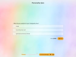 Personality Quiz Template