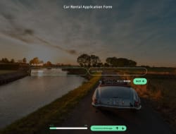 Car Rental Application Form Template