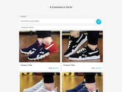 e-Commerce Form Template
