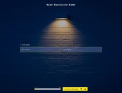 Oda Rezervasyon Formu Şablonu