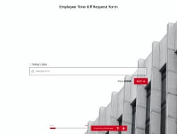 Employee Time Off Request Form Template