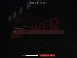 Discord Report Form Template