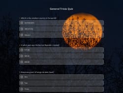 General Trivia Quiz