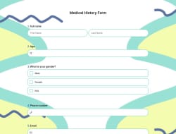 Medical History Form