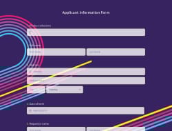Applicant Information Form