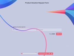 Formulário de Pedido de Doação de Produtos