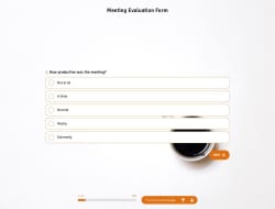 Meeting Evaluation Form