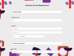 Customer Service Request Form 
