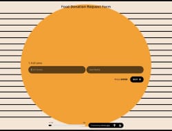 Food Donation Request Form