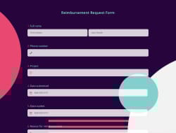 Reimbursement Request Form