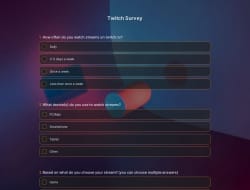 Twitch Survey