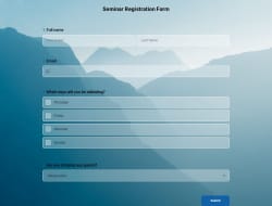 Seminar Registration Form