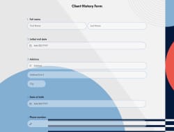 Client History Form