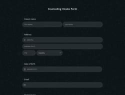 Counseling Intake Form