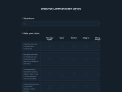 Employee Communication Survey 