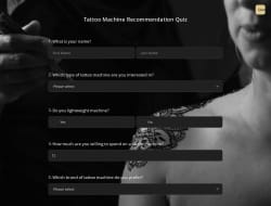 Tattoo Machine Recommendation Quiz
