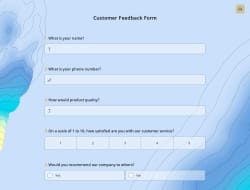 Customer Feedback Form