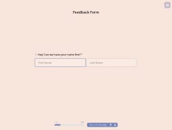 Feedback-Formularvorlage