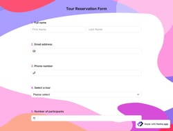 Tour Reservation Form