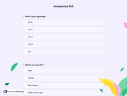Anonymous Poll