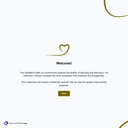 Teacher Evaluation Form