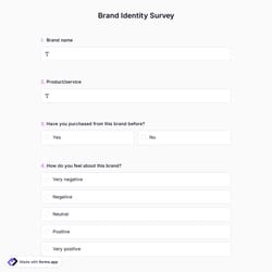 Brand Identity Survey