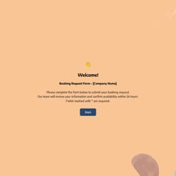 Booking Request Form