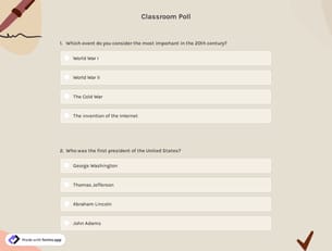 Classroom Poll
