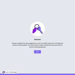 Rental Application Form Template