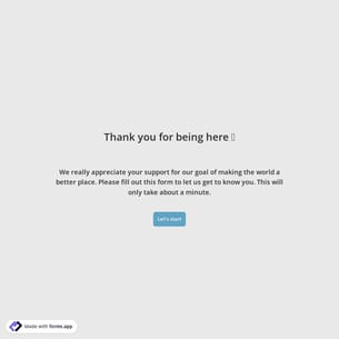 Volunteer Application Form Template