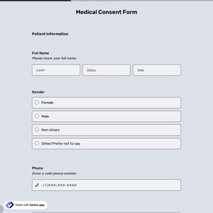 Medical Consent Form Template