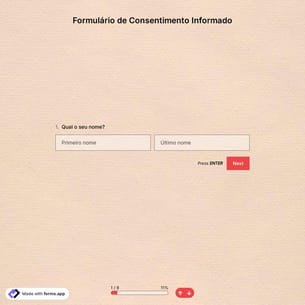 Modelo de Formulário de Consentimento Informado