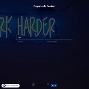 Modèle de Enquete de Contact