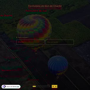 Modèle de Formulaire de Don de Charité