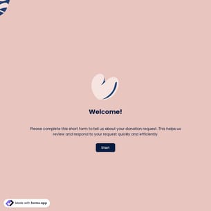Donation Request Form Template
