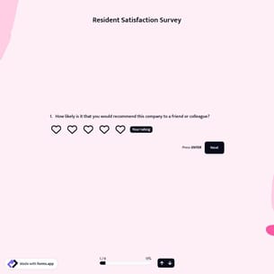 Resident Satisfaction Survey Template