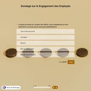 Modèle de Sondage sur L'engagement des Employés