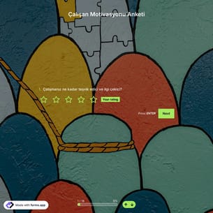 Çalışan Motivasyonu Anketi Şablonu