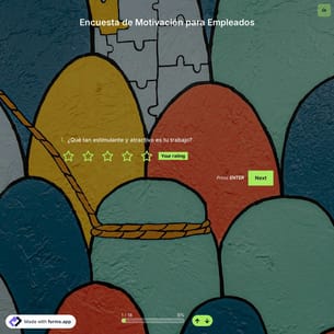 Plantilla de Encuesta de Motivación para Empleados