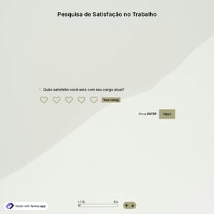 Modelo de Pesquisa de Satisfação no Trabalho